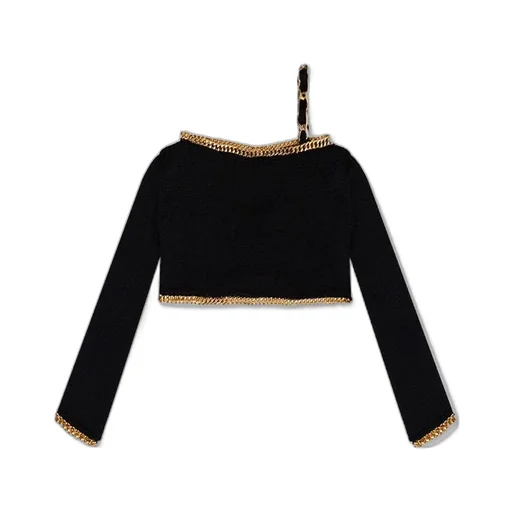 Cropped Knit Sweater