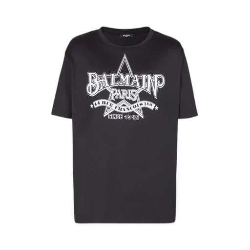 Star Printed Crewneck T-Shirt