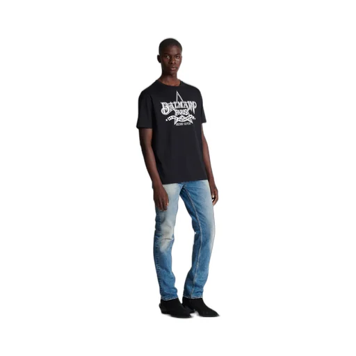Star Printed Crewneck T-Shirt