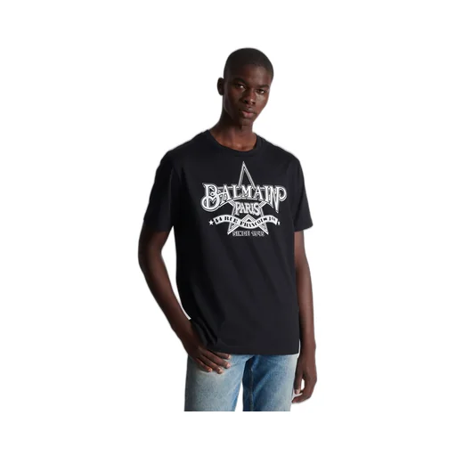Star Printed Crewneck T-Shirt