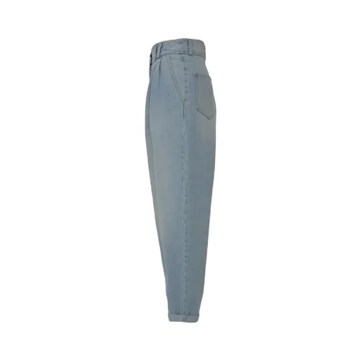 Pleated Tapered Jeans