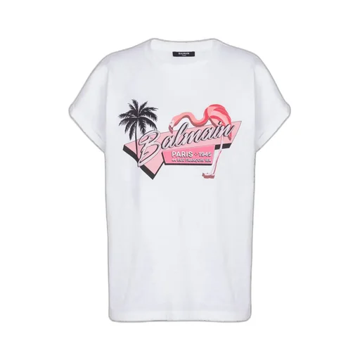 Flamingo Logo Printed T-Shirt