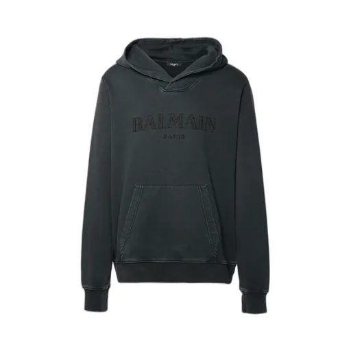 Logo Embroidered Hooded Sweatshirt