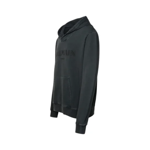 Logo Embroidered Hooded Sweatshirt