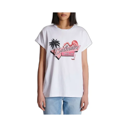 Flamingo Logo Printed T-Shirt