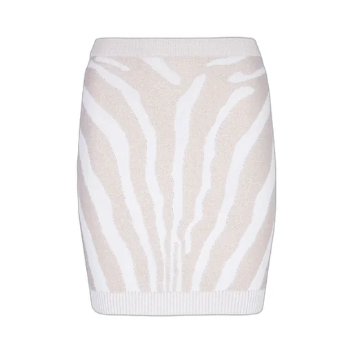 Zebra-Printed Mini Skirt