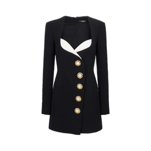 V-Neck Layered Dress