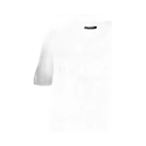Eco-Designed Cotton T-Shirt With Logo Print