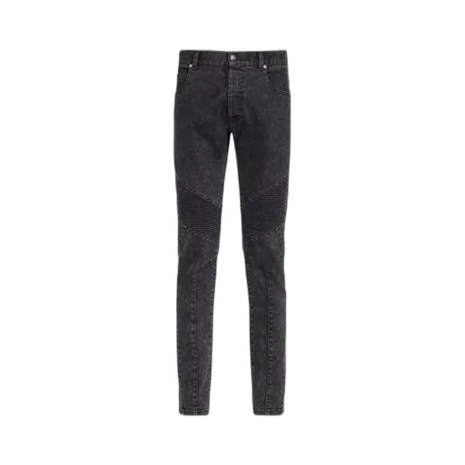 Logo Debossed Skinny Jeans