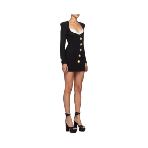 V-Neck Layered Dress