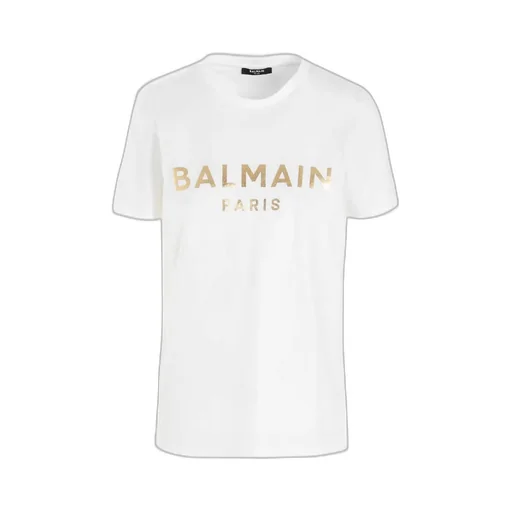 Eco-Designed Cotton T-Shirt With Logo Print