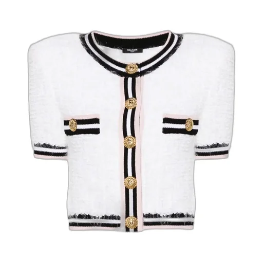 Monogram Knit Cardigan