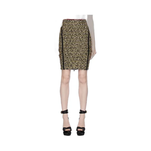 Lurex Tweed Pencil Skirt