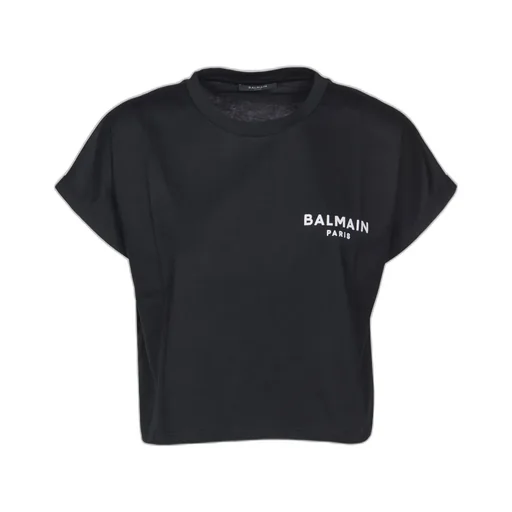 Logo Printed Cropped T-Shirt