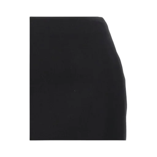 Button Detailed Mini Asymmetrical Skirt