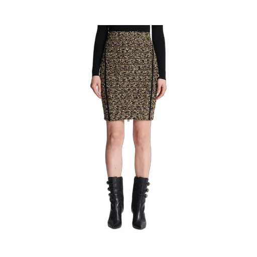 Lurex Tweed Pencil Skirt