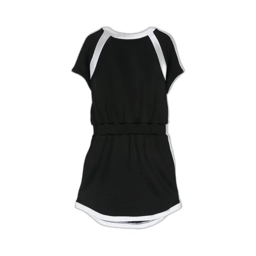 Logo Printed Crewneck Short-Sleeved Dress