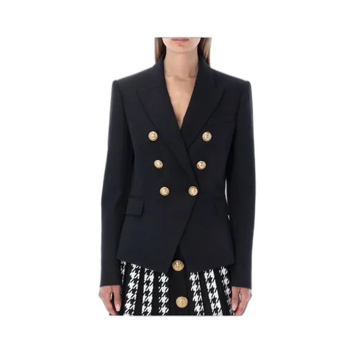 Grain De Poudre Double-Breasted Jacket