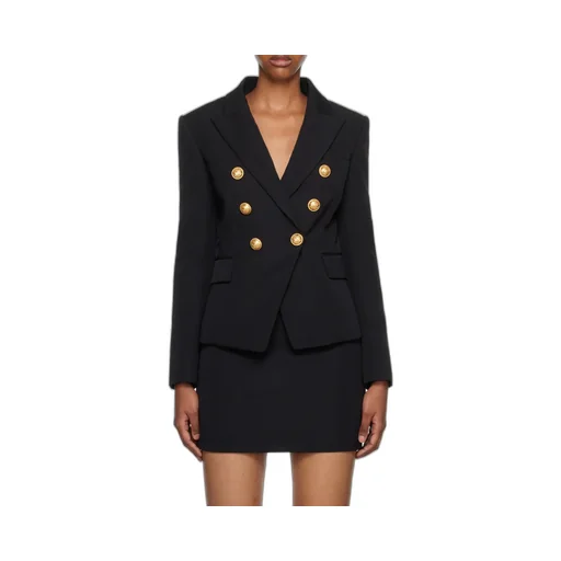 Double-Breasted Tailored Blazer