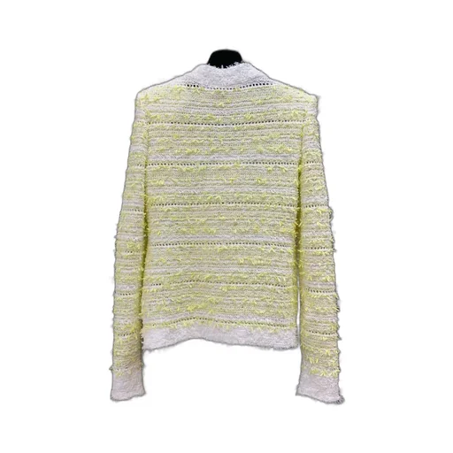 V-Neck Textured Cardigan