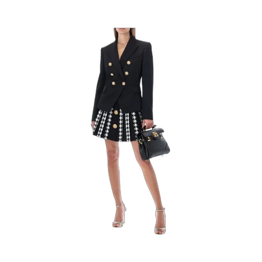 Grain De Poudre Double-Breasted Jacket