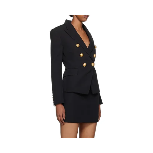 Double-Breasted Tailored Blazer