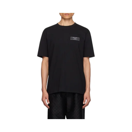 Logo-Patch Crewneck T-Shirt