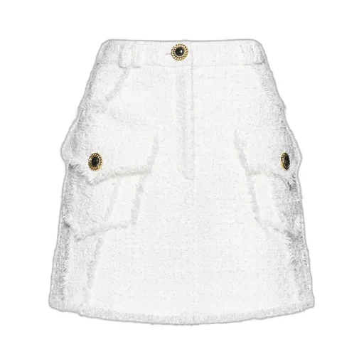 A-Line Tweed Skirt