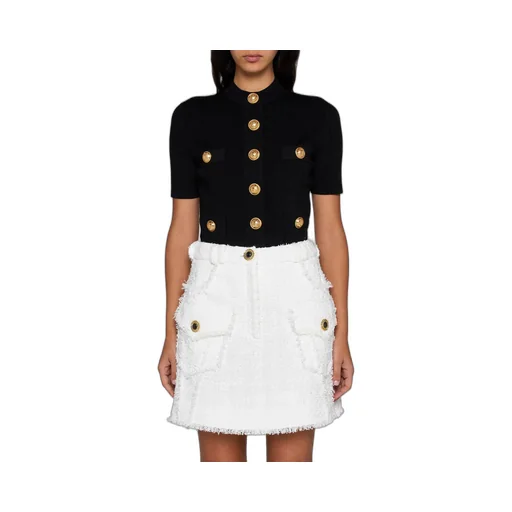 A-Line Tweed Skirt