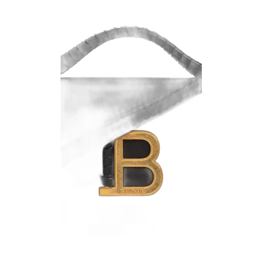 B Buzz Logo-Plaque Foldover Top Mini Tote Bag