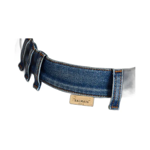 Logo Detailed Slim Cut Jeans