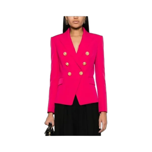 Double-Breasted Tailored Blazer