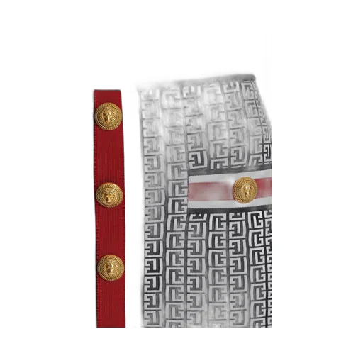 Button Embellished Knit Skirt