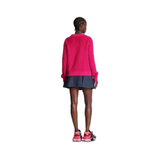 Logo Jacquard Crewneck Knitted Jumper