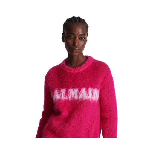 Logo Jacquard Crewneck Knitted Jumper