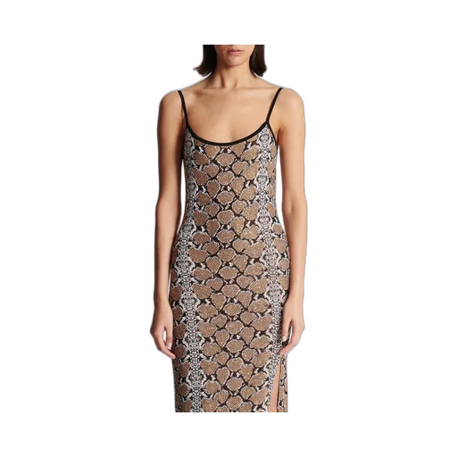 Long Strappy Knit Dress