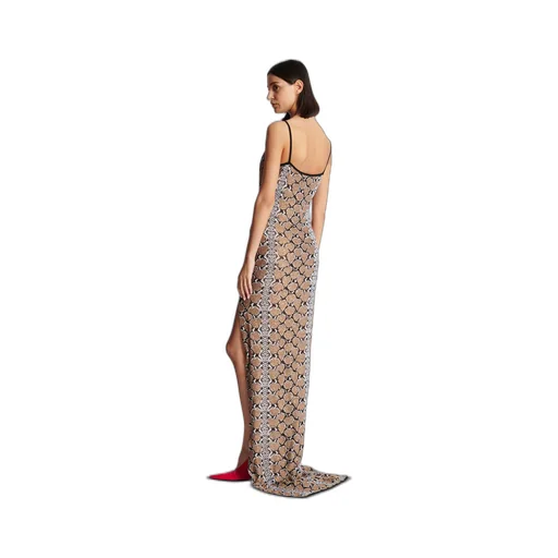 Long Strappy Knit Dress