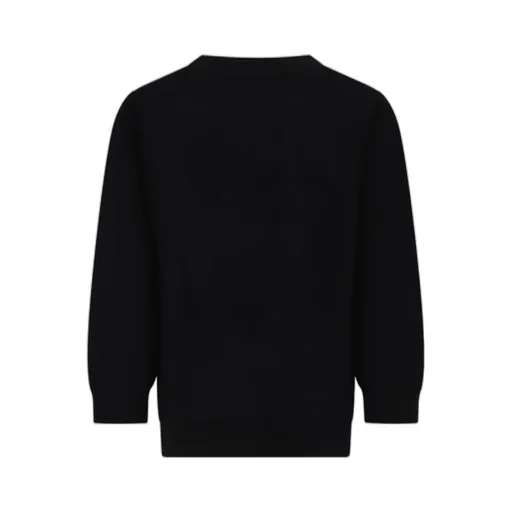 Logo Printed Button-Detailed Sweatshirt