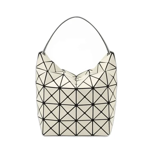 Geometric-Pattern Top Handle Bag