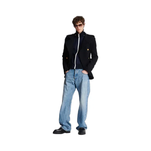 High-Waist Wide-Leg Jeans