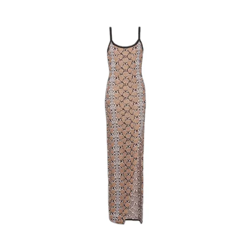 Long Strappy Knit Dress
