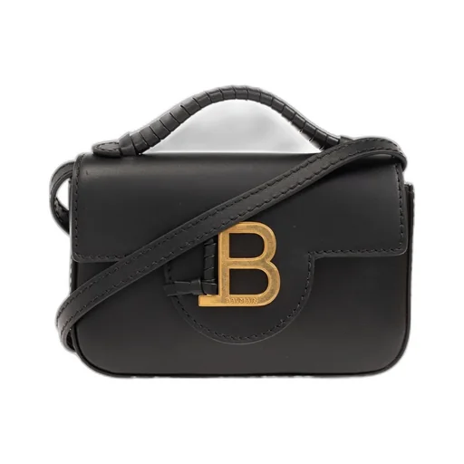 B Buzz Logo-Plaque Foldover Top Mini Tote Bag