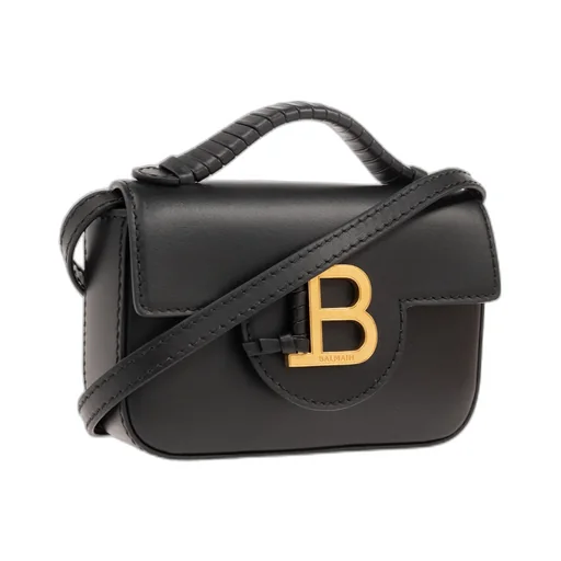 B Buzz Logo-Plaque Foldover Top Mini Tote Bag