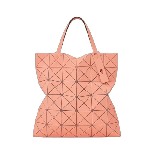 Geometric-Pattern Top Handle Tote Bag