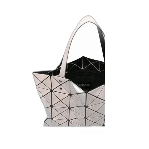 Lucent Geometric-Pattern Tote Bag