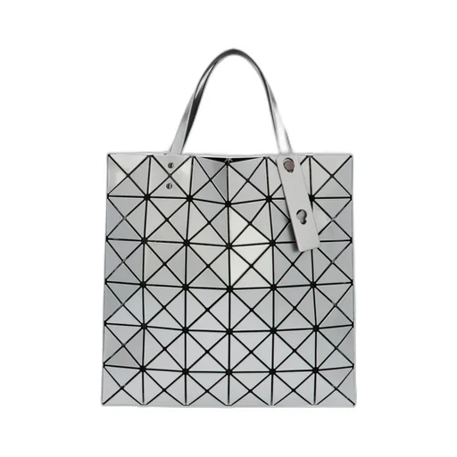 Lucent Geometric-Pattern Tote Bag