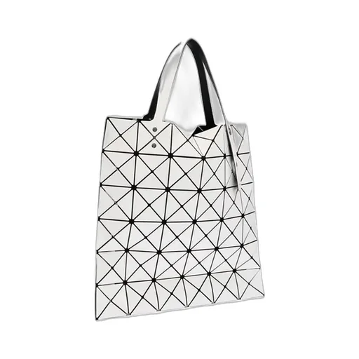 Lucent Geometric-Pattern Tote Bag