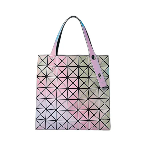 Geometric-Pattern Tote Bag