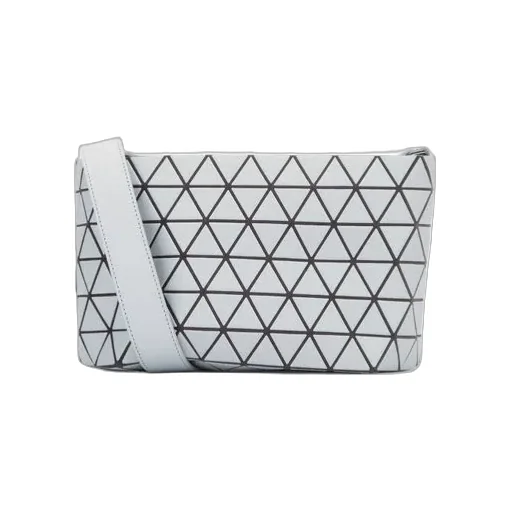 Crystal Matte Zip-Up Shoulder Bag