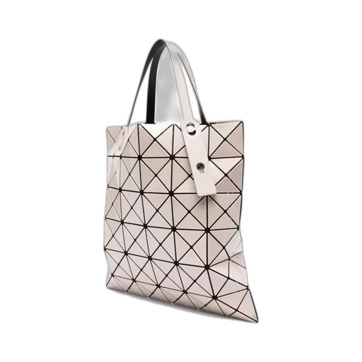 Lucent Geometric-Pattern Tote Bag
